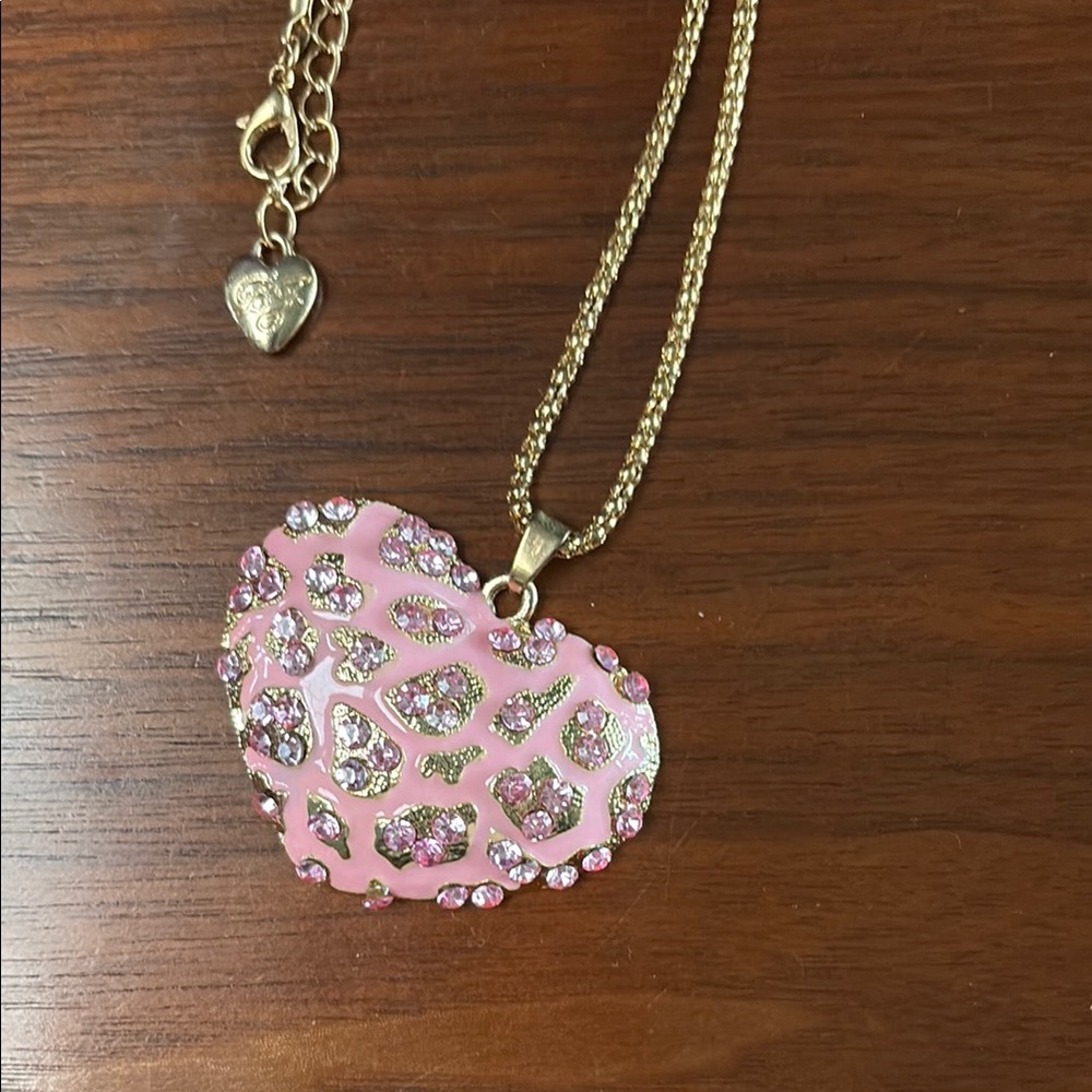 Betsey Johnson Heart Necklace